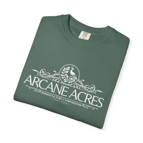 Arcane Acres Logo Tee - Unisex Garment-Dyed T-shirt