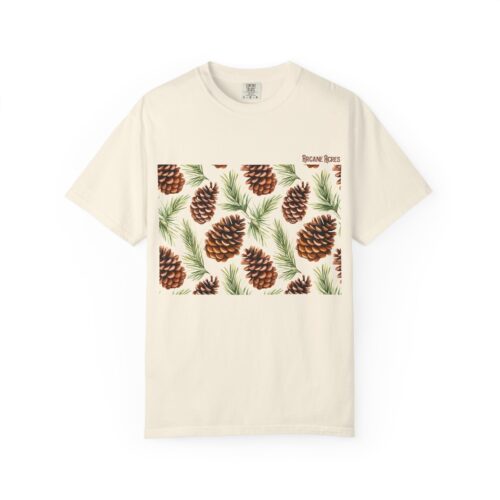 Pinecone Pattern Tee - Unisex Garment-Dyed T-shirt